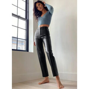 Aritzia Wilfred The  Melina Pant High-waisted Vegan Leather Pants